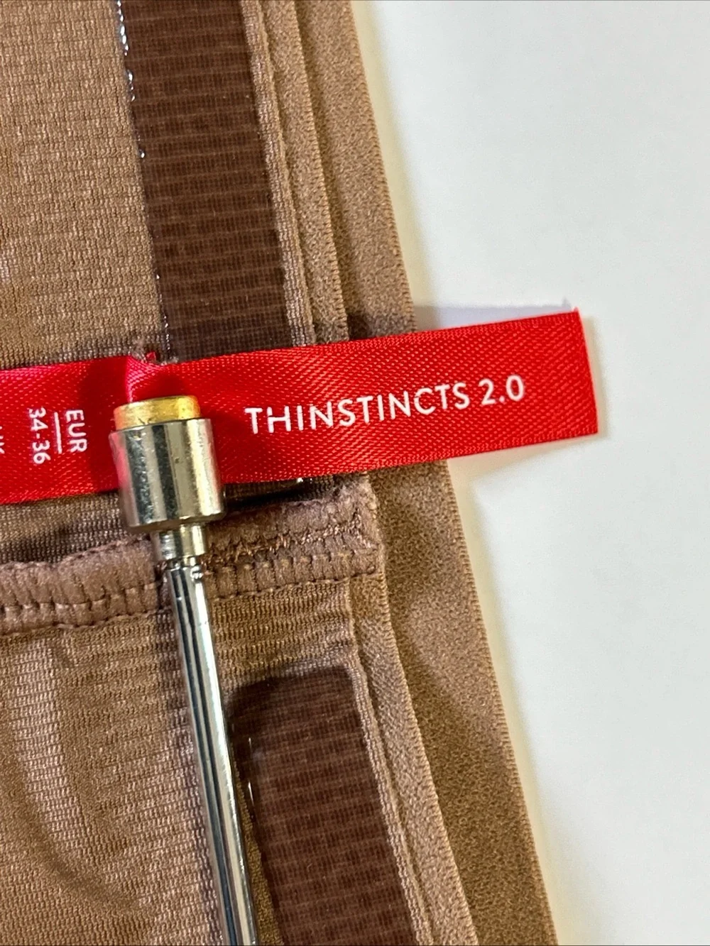 Spanx Size Small THINSTINKS‎ 2.0 Waisted Mid Thigh Short Beige Super light